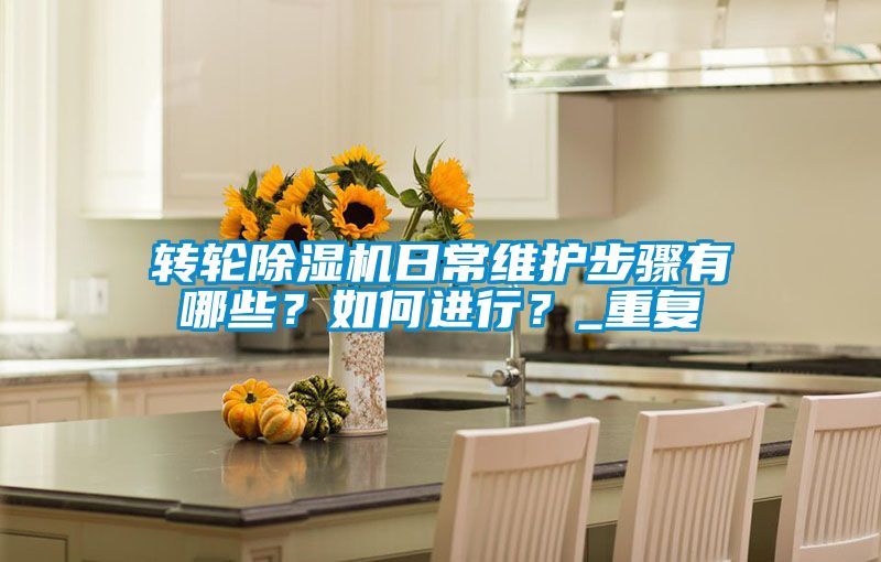 轉輪除濕機日常維護步驟有哪些？如何進行？_重復