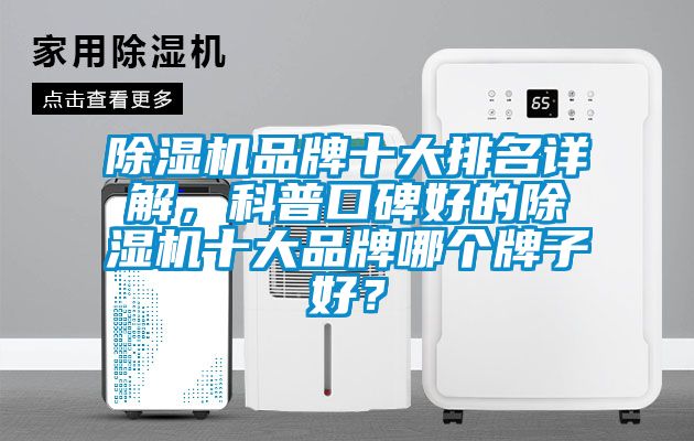 除濕機品牌十大排名詳解，科普口碑好的除濕機十大品牌哪個牌子好？