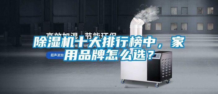 除濕機十大排行榜中，家用品牌怎么選？