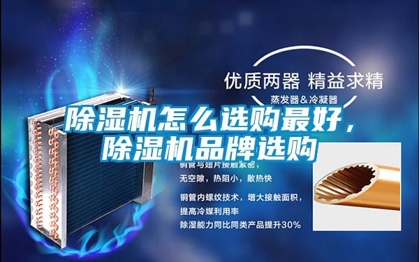 除濕機怎么選購最好，除濕機品牌選購