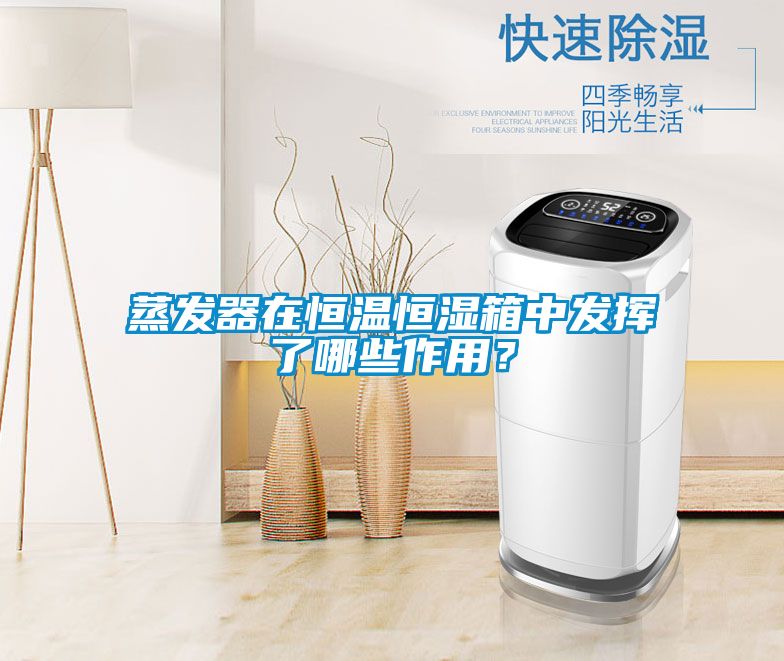 蒸發(fā)器在恒溫恒濕箱中發(fā)揮了哪些作用？