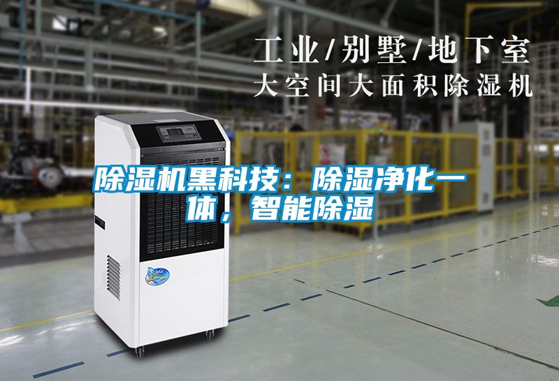 除濕機黑科技：除濕凈化一體，智能除濕