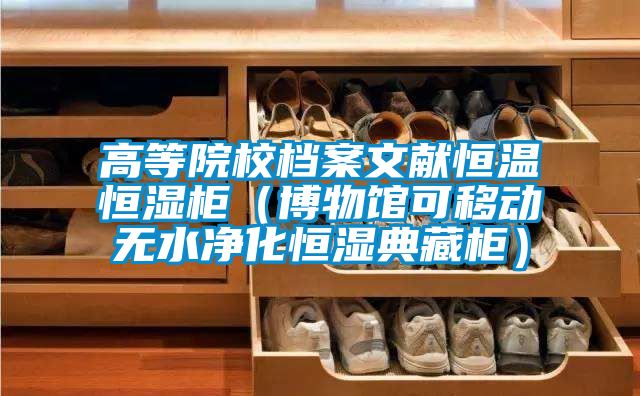 高等院校檔案文獻(xiàn)恒溫恒濕柜（博物館可移動(dòng)無(wú)水凈化恒濕典藏柜）
