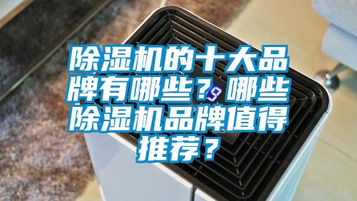除濕機(jī)的十大品牌有哪些？哪些除濕機(jī)品牌值得推薦？