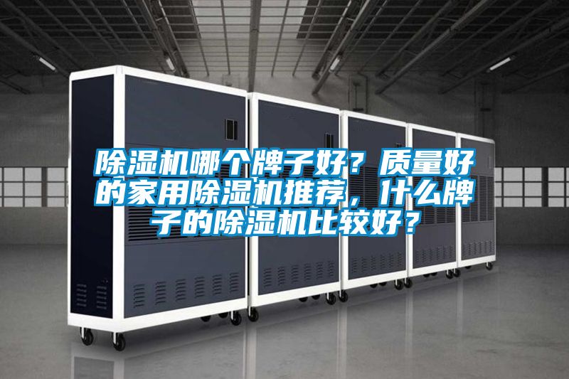 除濕機哪個牌子好？質(zhì)量好的家用除濕機推薦，什么牌子的除濕機比較好？