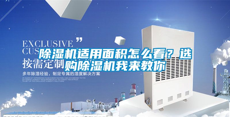 除濕機適用面積怎么看？選購除濕機我來教你
