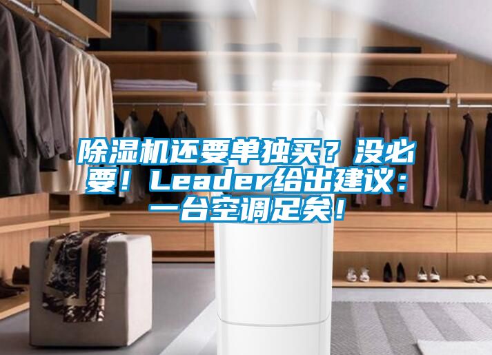 除濕機(jī)還要單獨(dú)買？沒必要！Leader給出建議：一臺(tái)空調(diào)足矣！